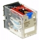 MY4IN 12DC(S) Przekaźnik 4 torowy ze wskaźnikiem LED i z blokowanym przyciskiem testującym, 5A, OMRON, MY4IN12DCS